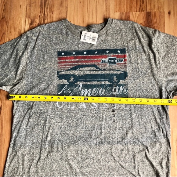 NEW GM Chevrolet An American Classic Tee Shirt Gray XXL UNISEX Men’s - Picture 9 of 15